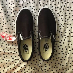 Black Slip-On Vans